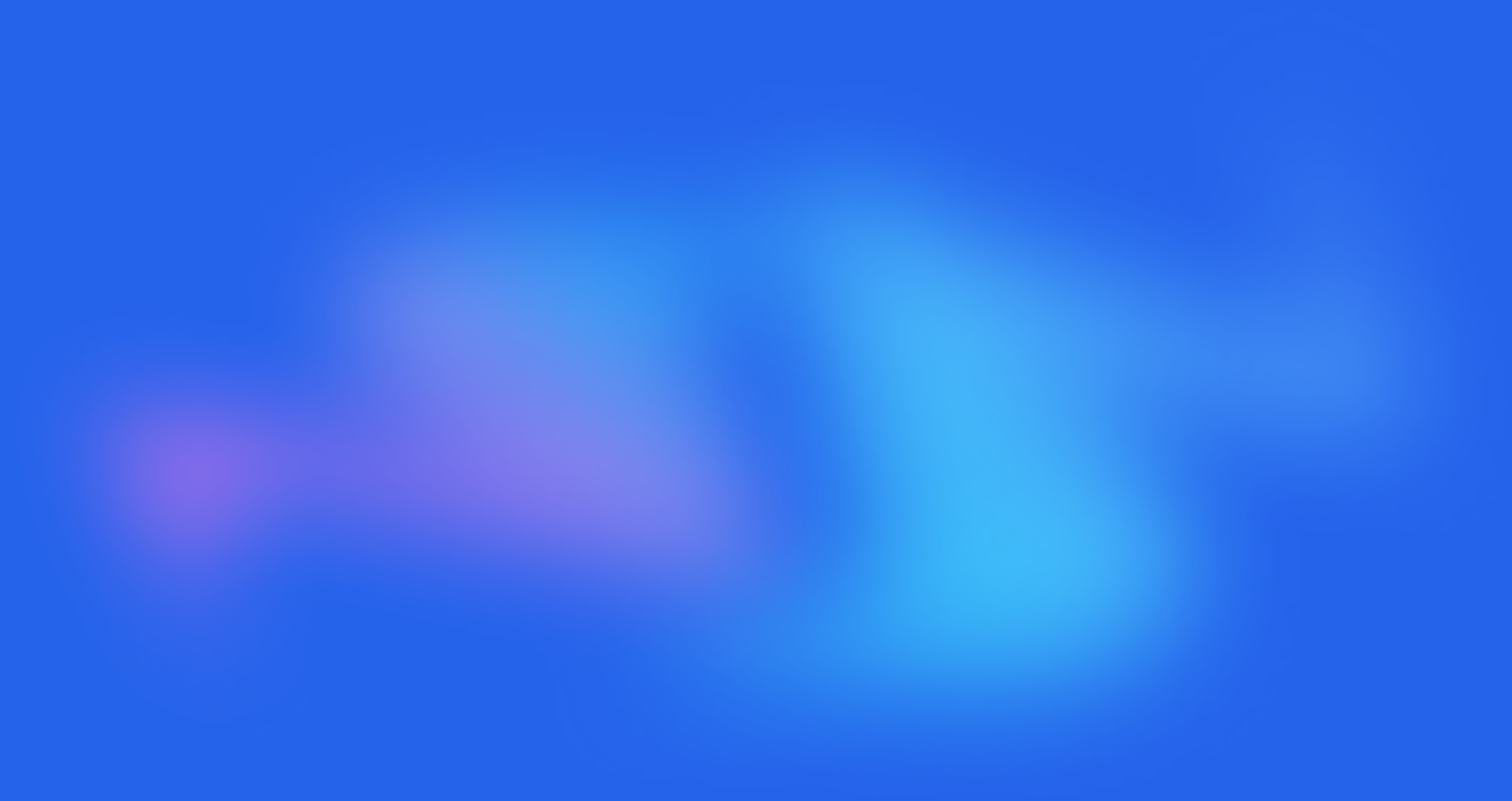 Abstract blue gradient background with glowing light effect